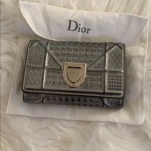 Dior Silver Wallet